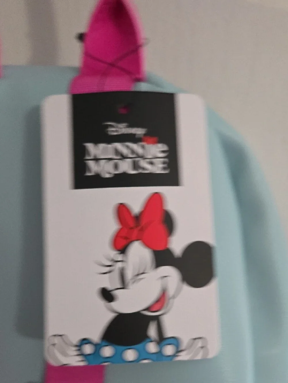 Disney Minnie Mouse Backpack - Light Blue & Pink